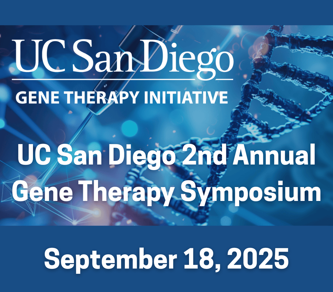 UC San Diego 2nd Annual Gene Therapy Symposium (NO CME) Banner